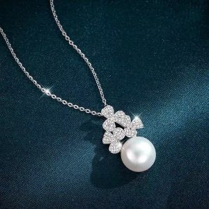 American Diamond Pearl Type Pendant