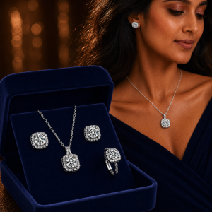 Diamond Cut  Simple Party Personality Jewelry Set